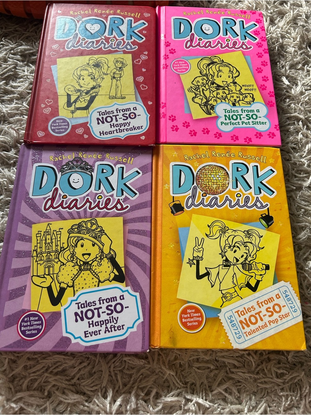 Dork diaries hard cover lot